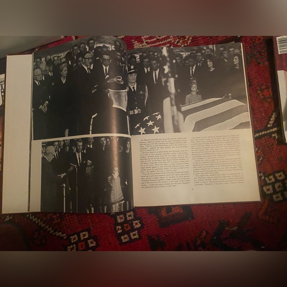 The Torch Is Passed Hardback Book John F. Kennedy Associated Press - Picture 3 of 6